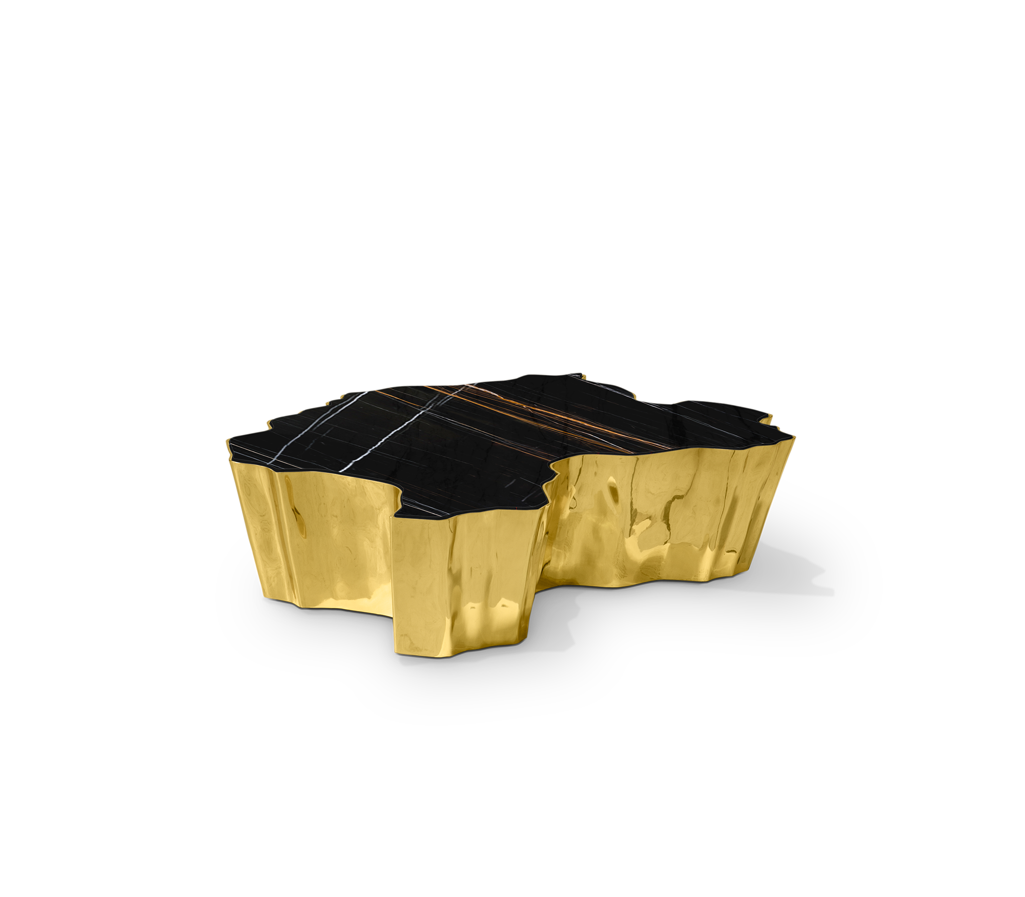 Paradise Nero Marble Table | Dimensions: W 138 x D 95 x H 36 cm