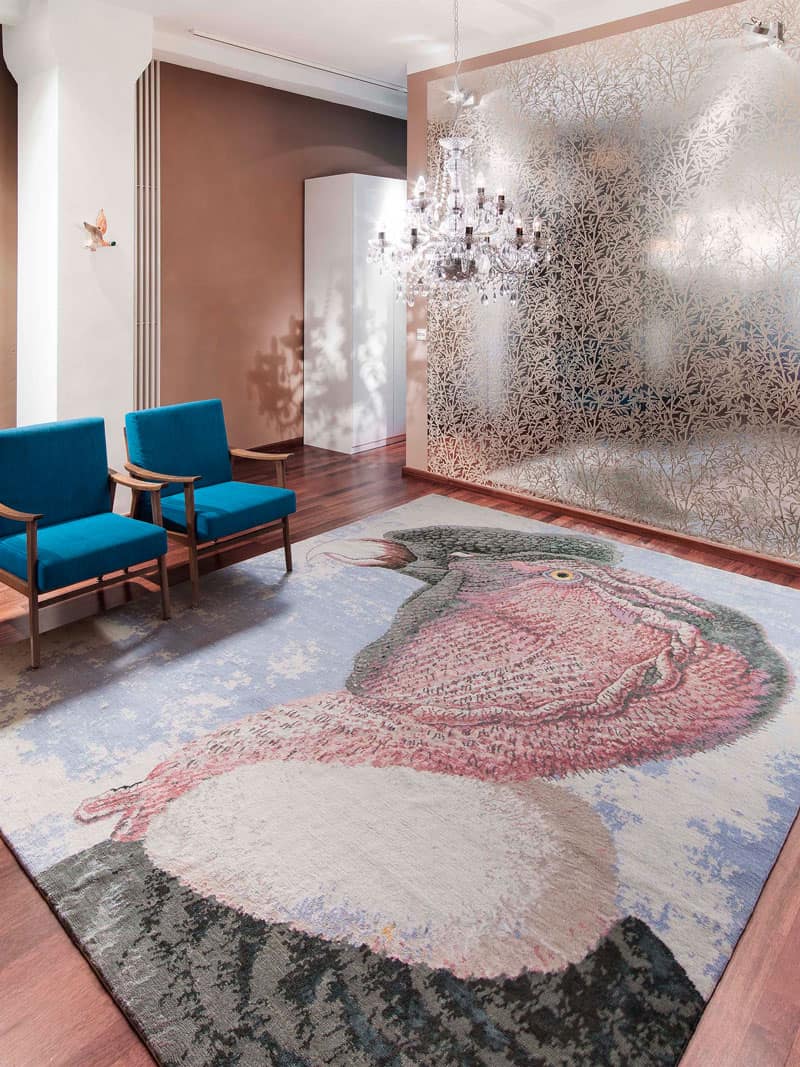 Big Bird Luxury Handmade Rug