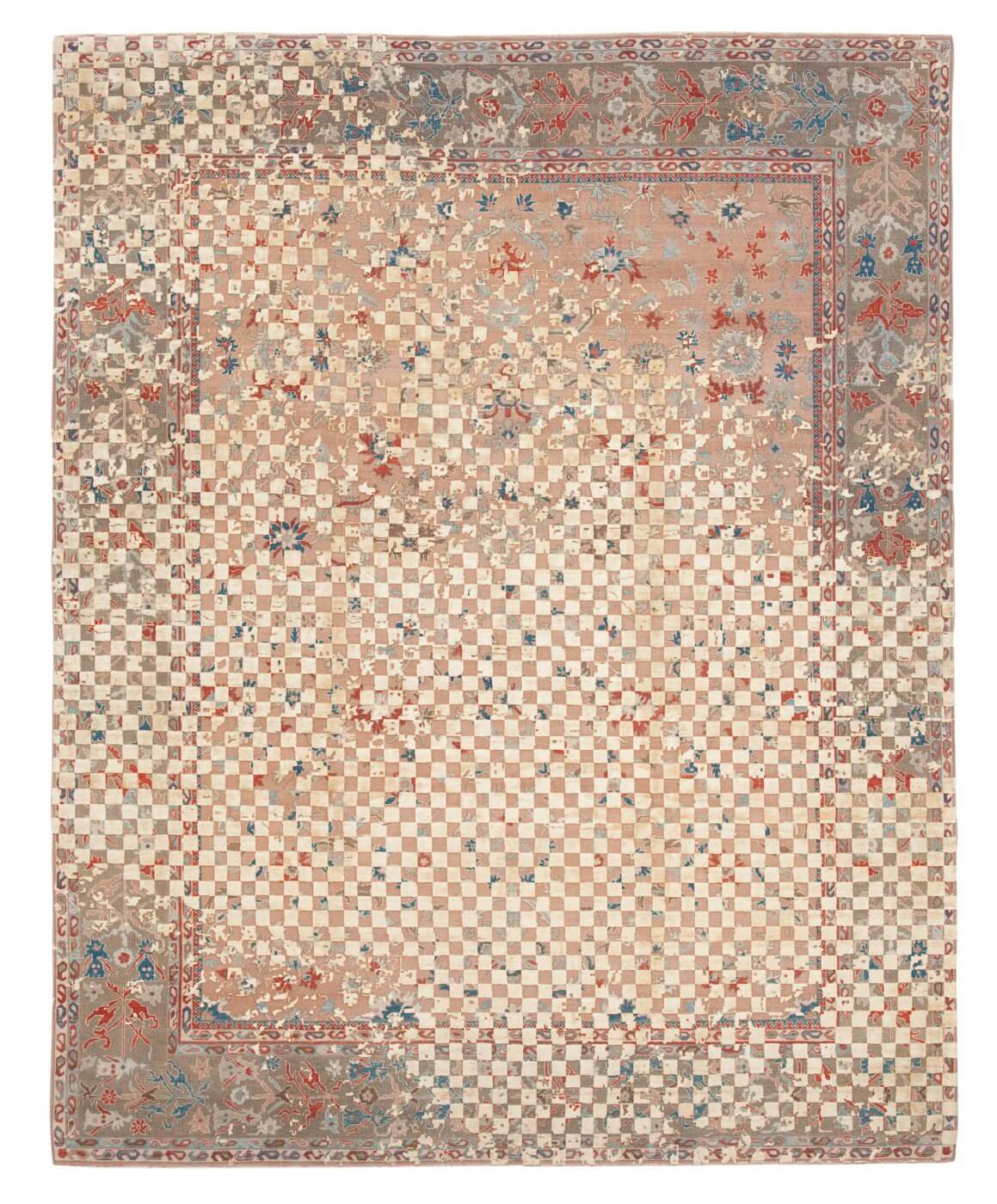 Sultanabad Multi Hand-knotted Rug