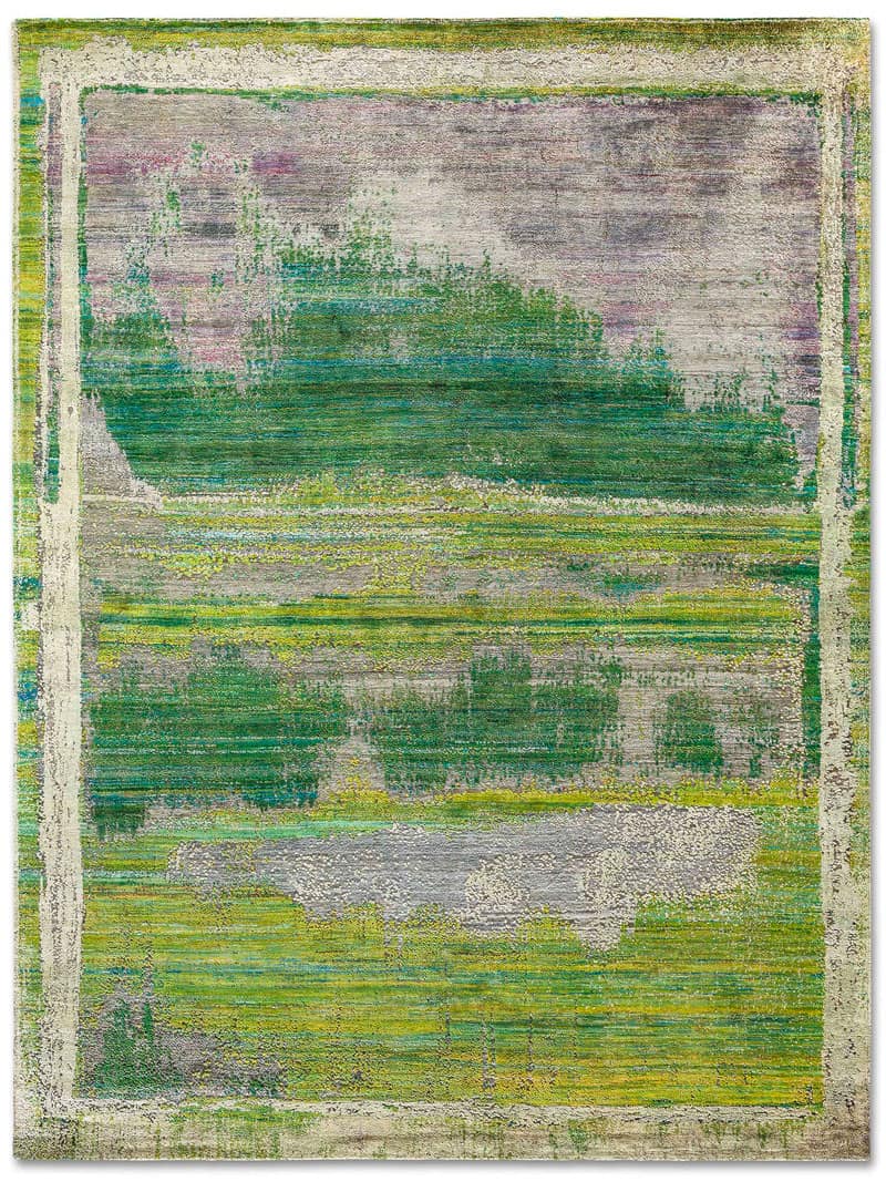 Green Mix Hand-Woven Rug