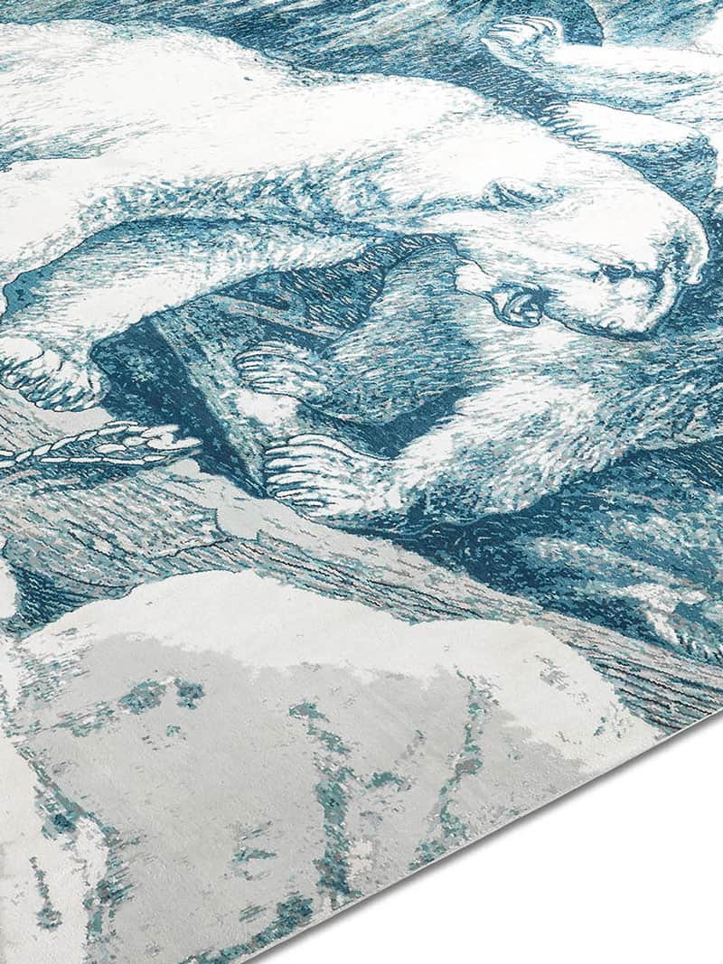 Polar Bear Luxury Handmade Rug