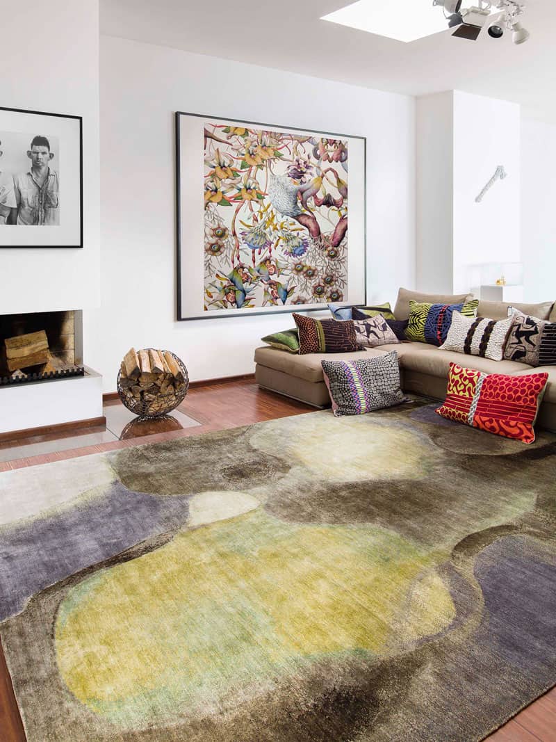 Olive Hand-Woven Rug