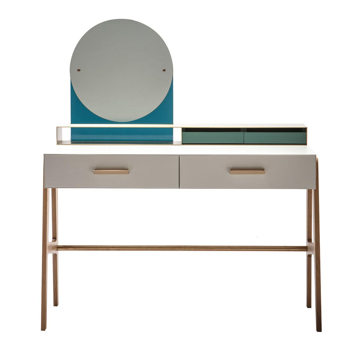 Refined Vanity Table with Mirror