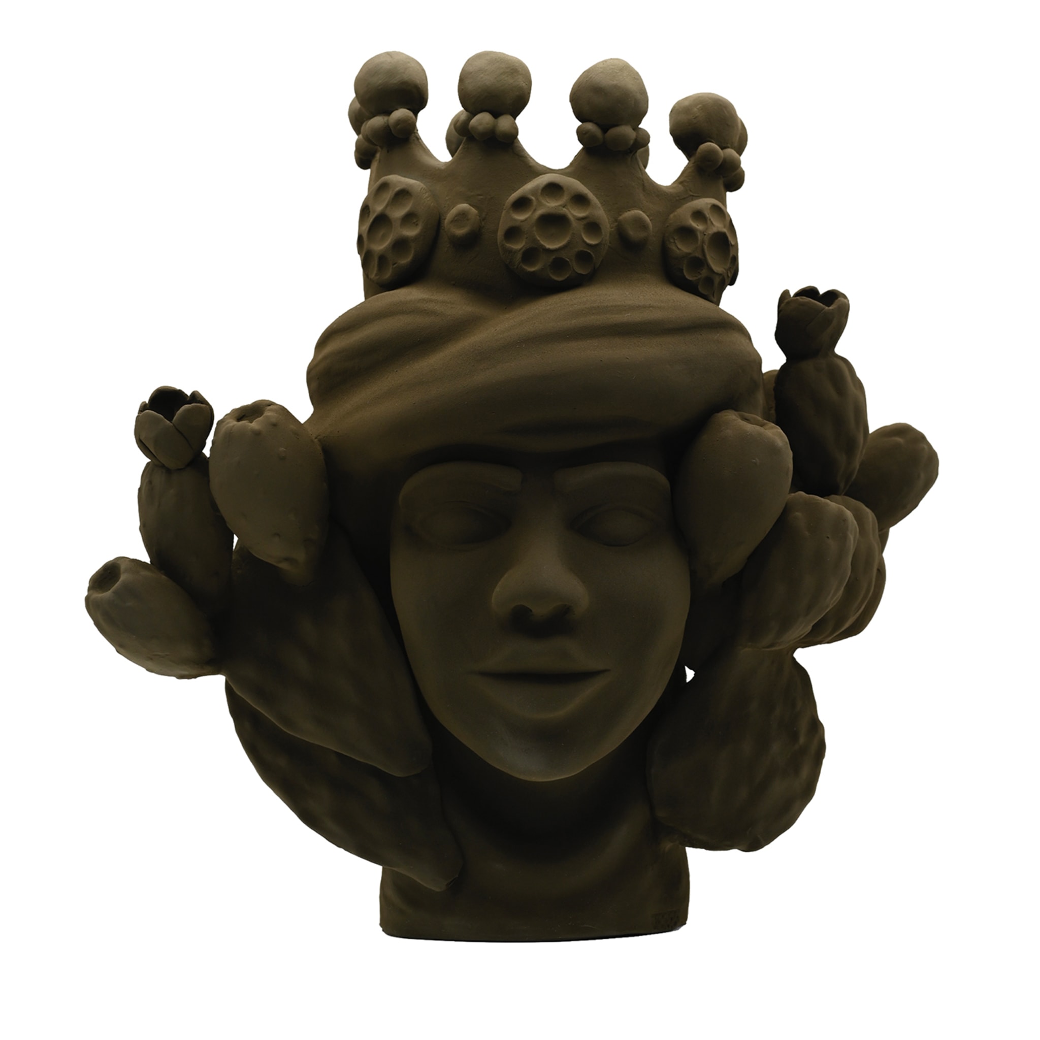 Moor's Head Brown Sculpture