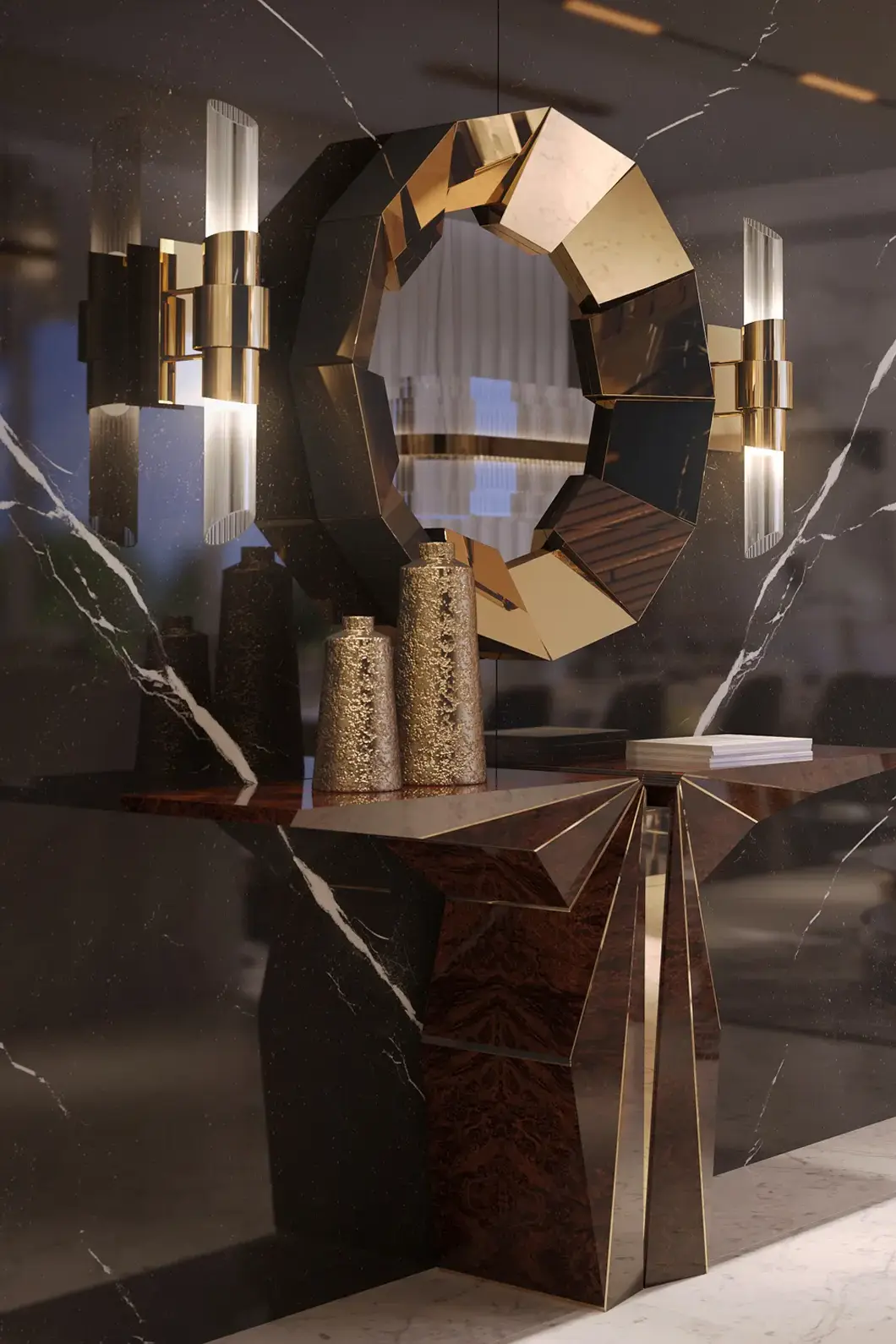 Radiance Gold Mirror