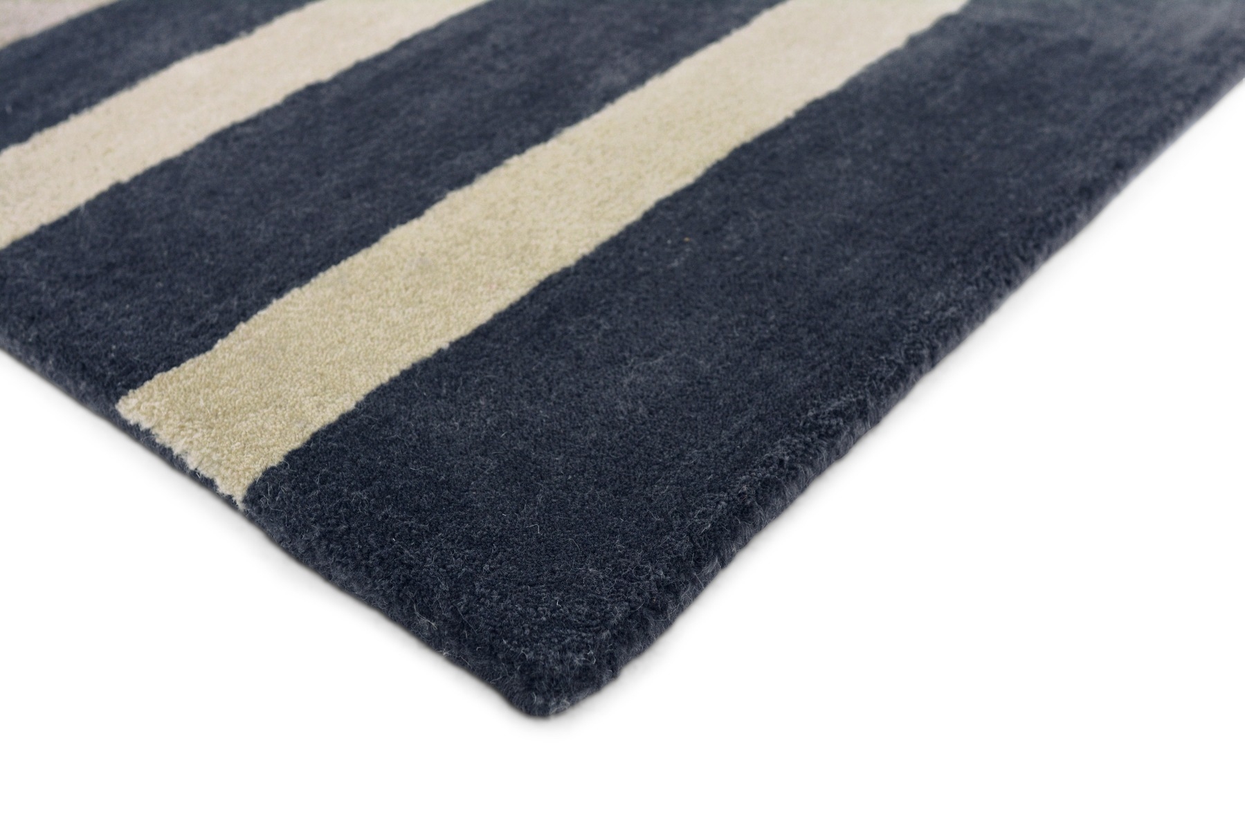 Striped Multicolour Wool Rug