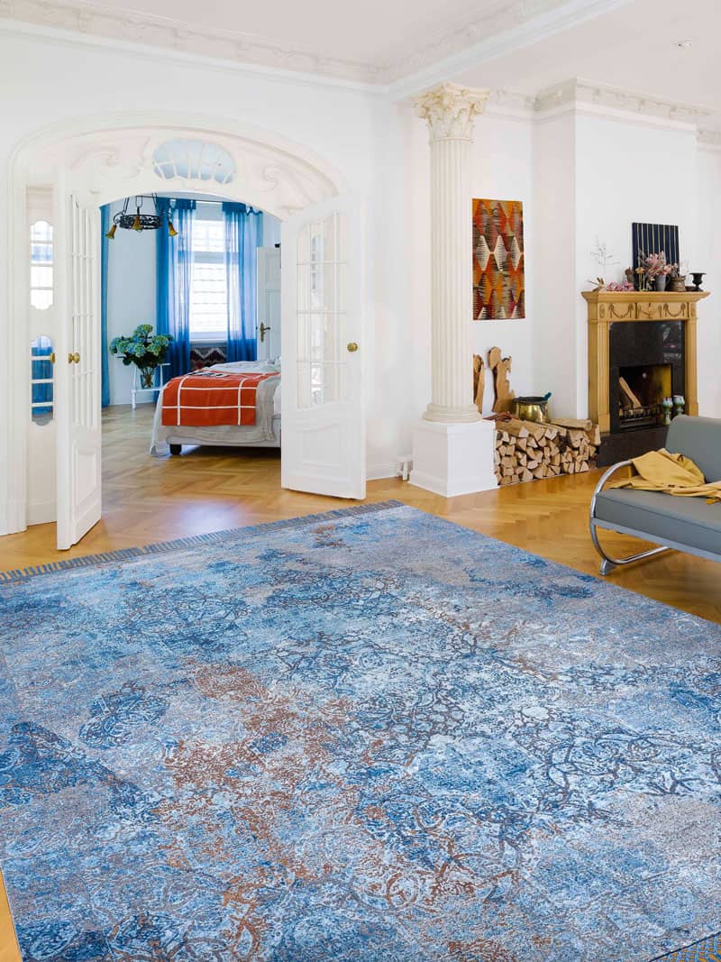 Ferahan Splash Luxury Handmade Rug