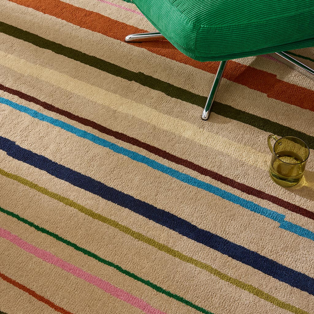 Multi Beige Rug | Size: 5' 3