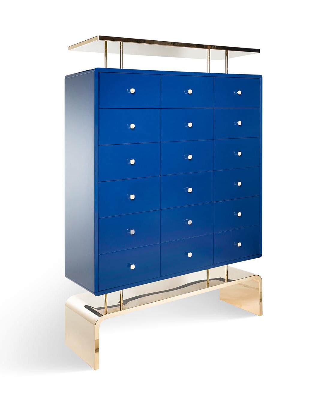 Royal Blue Cabinet