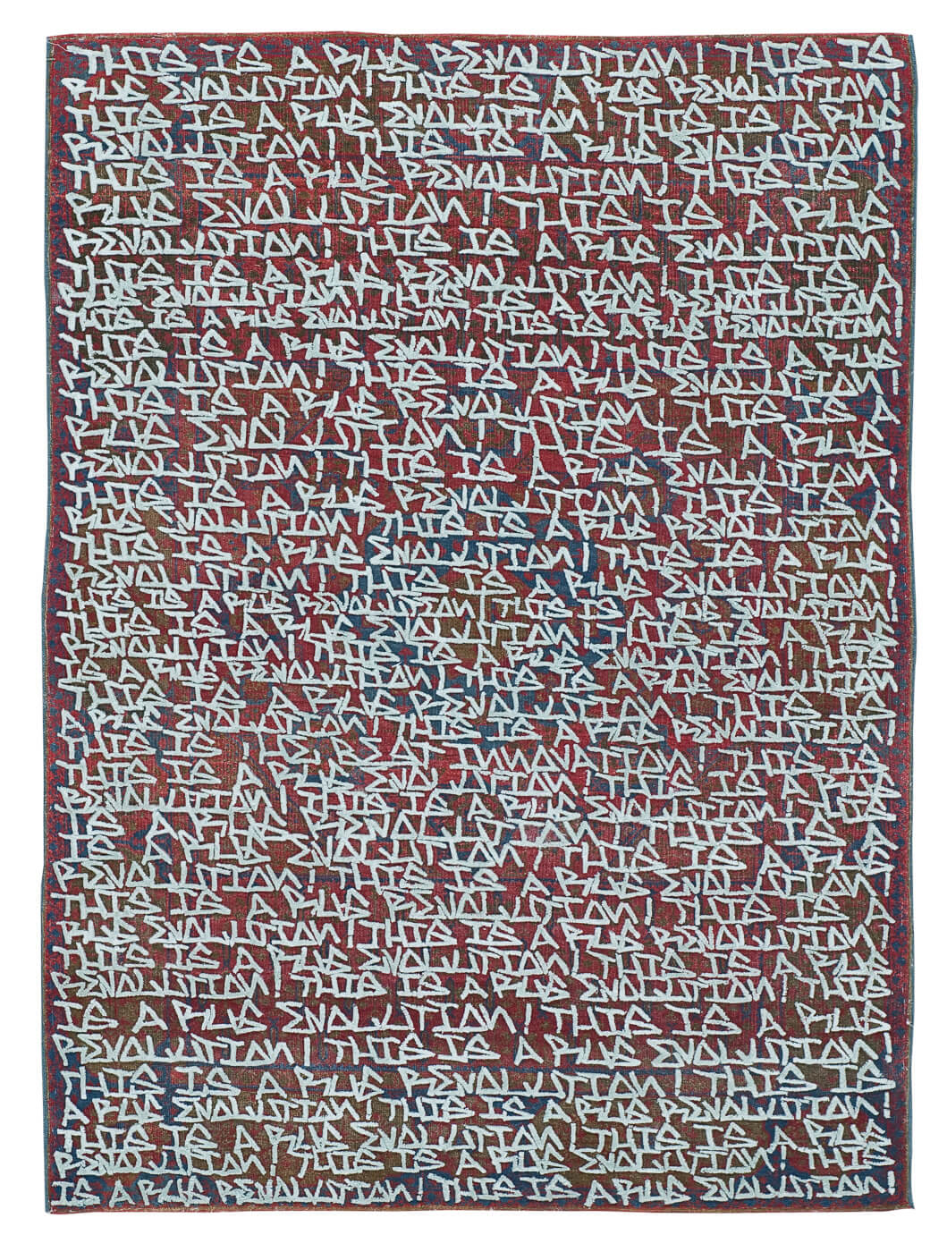 Hand-Knotted Multicolour Wool & Silk Rug