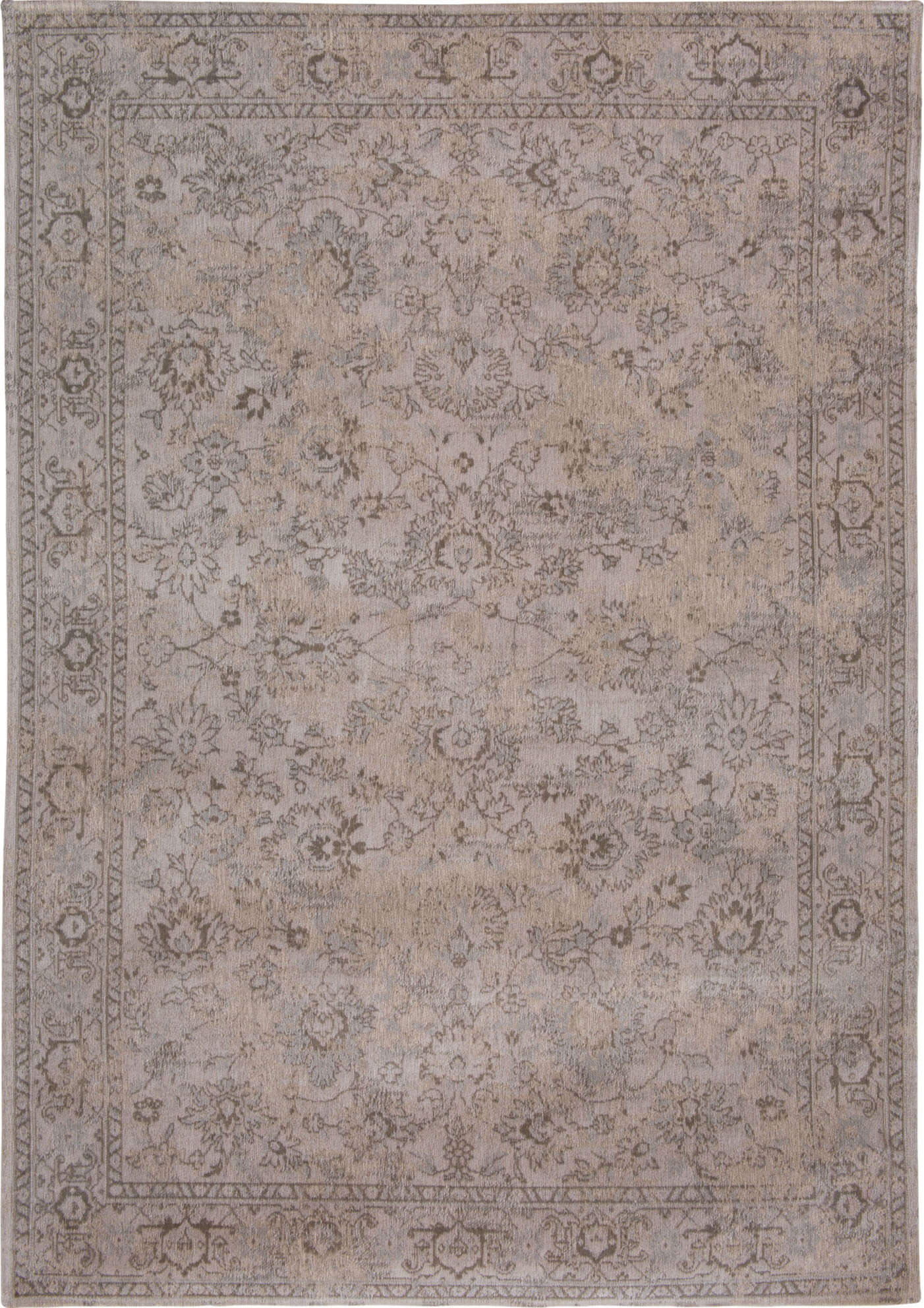 Antique White Bright Persian Premium Rug | Size: 4' 7