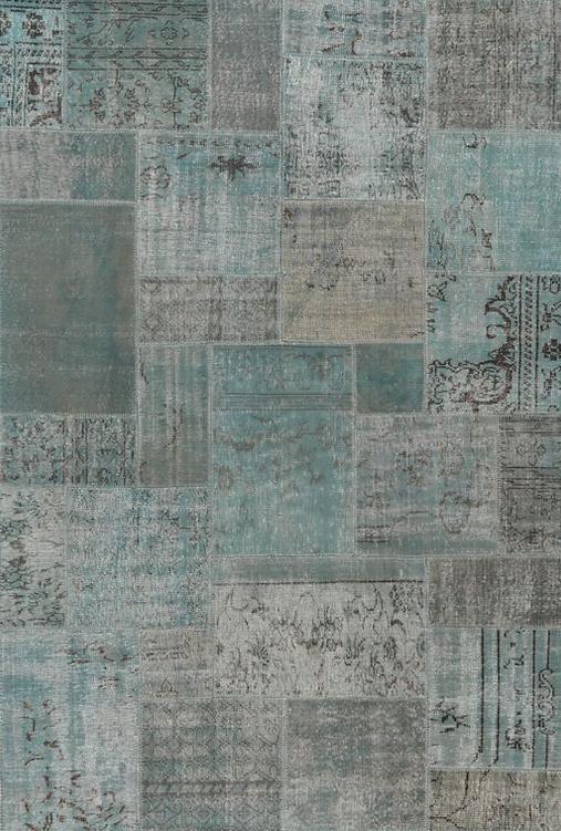 Jeans Blue Patchwork Handmade Rug