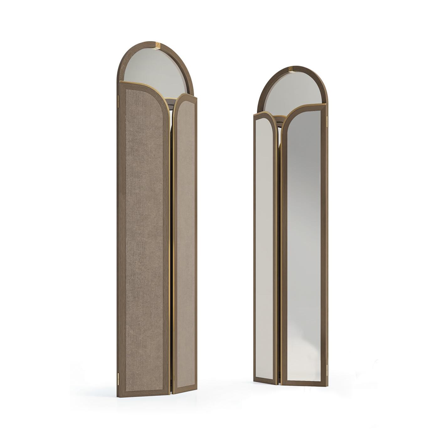 Elegance Folding Screen with Mirror