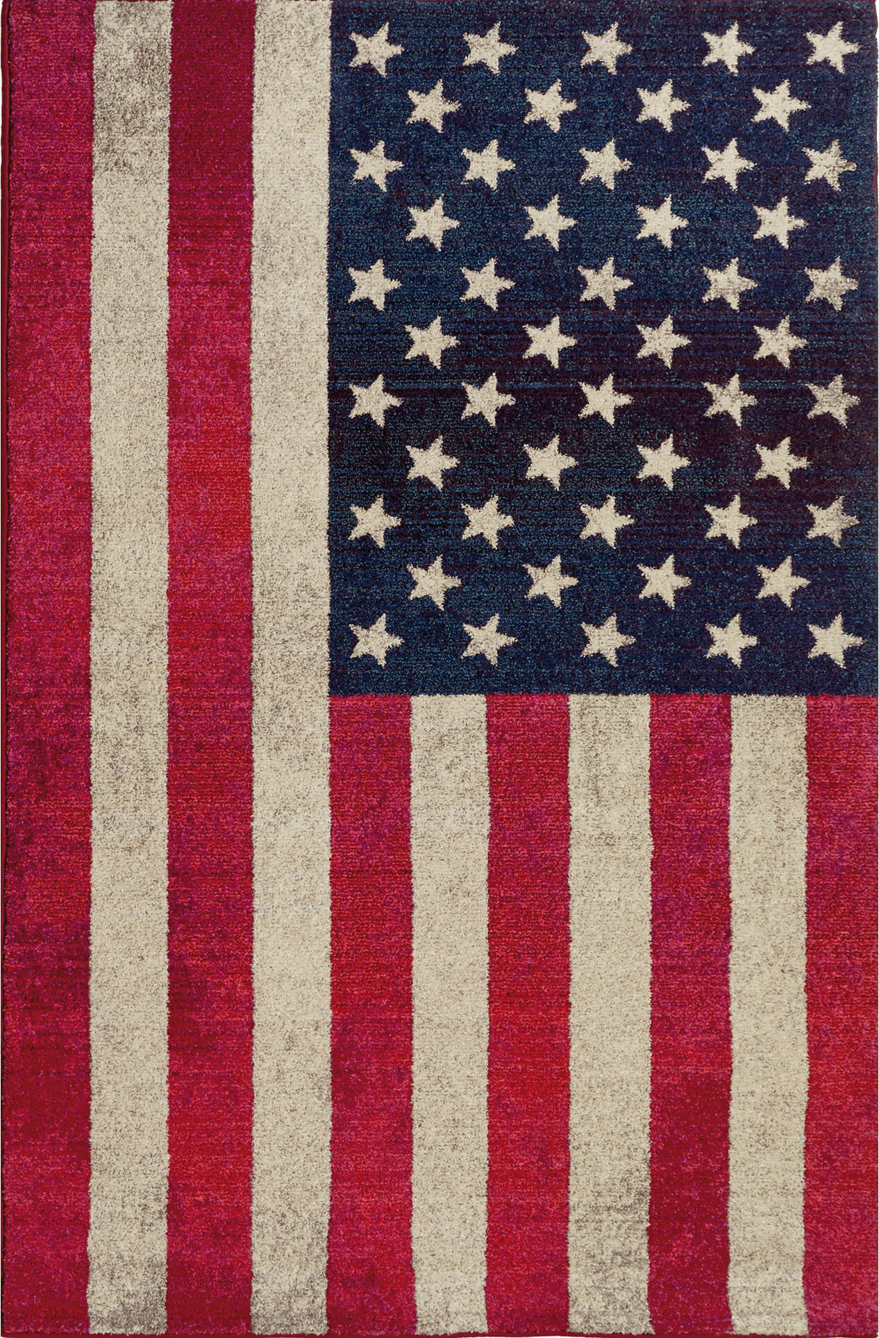 American Flag Italian Sitap Rug "Flags X"