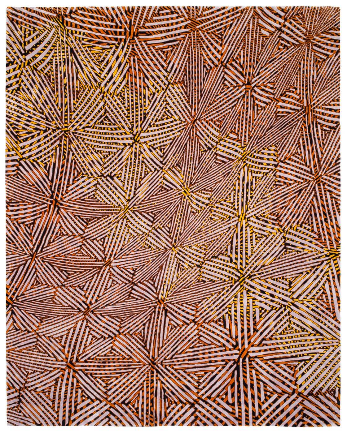 Hand-made Wool / Silk Rug