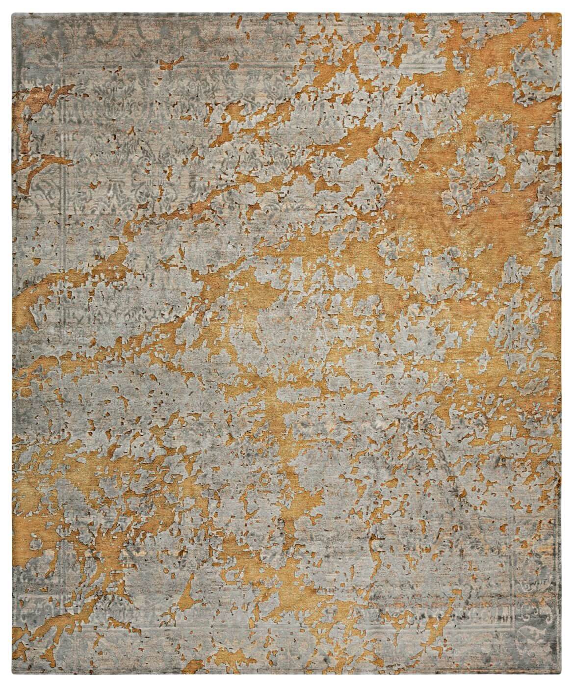Alcazar Hand-knotted Yellow Rug
