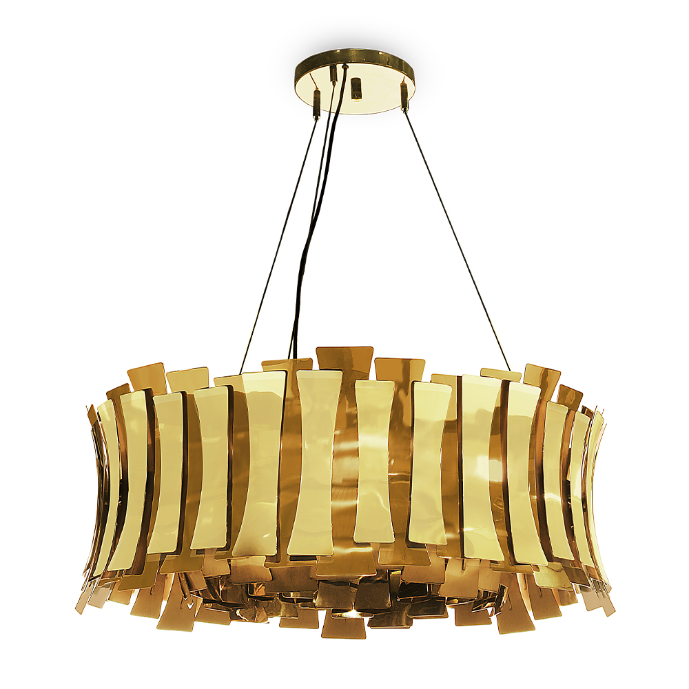 Elegant Round Suspension Lamp