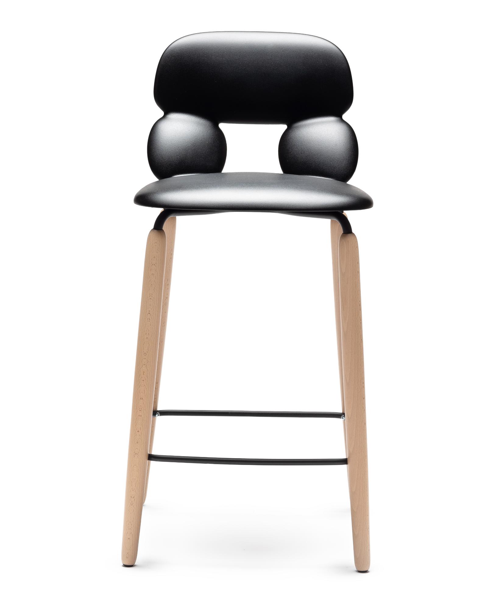 Nube W SG-65 Black Bar Stool