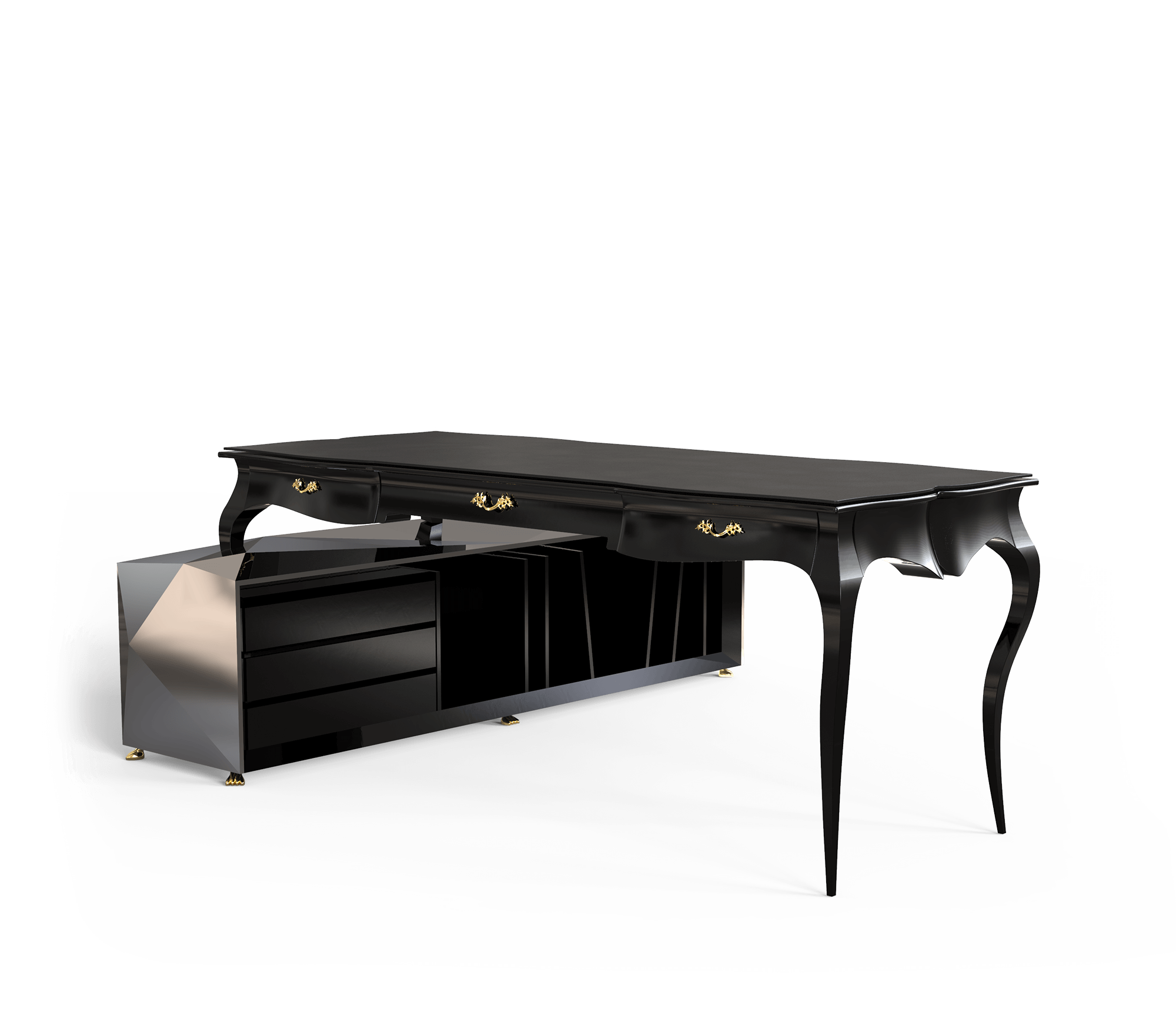 Diamond Boulevard Desk