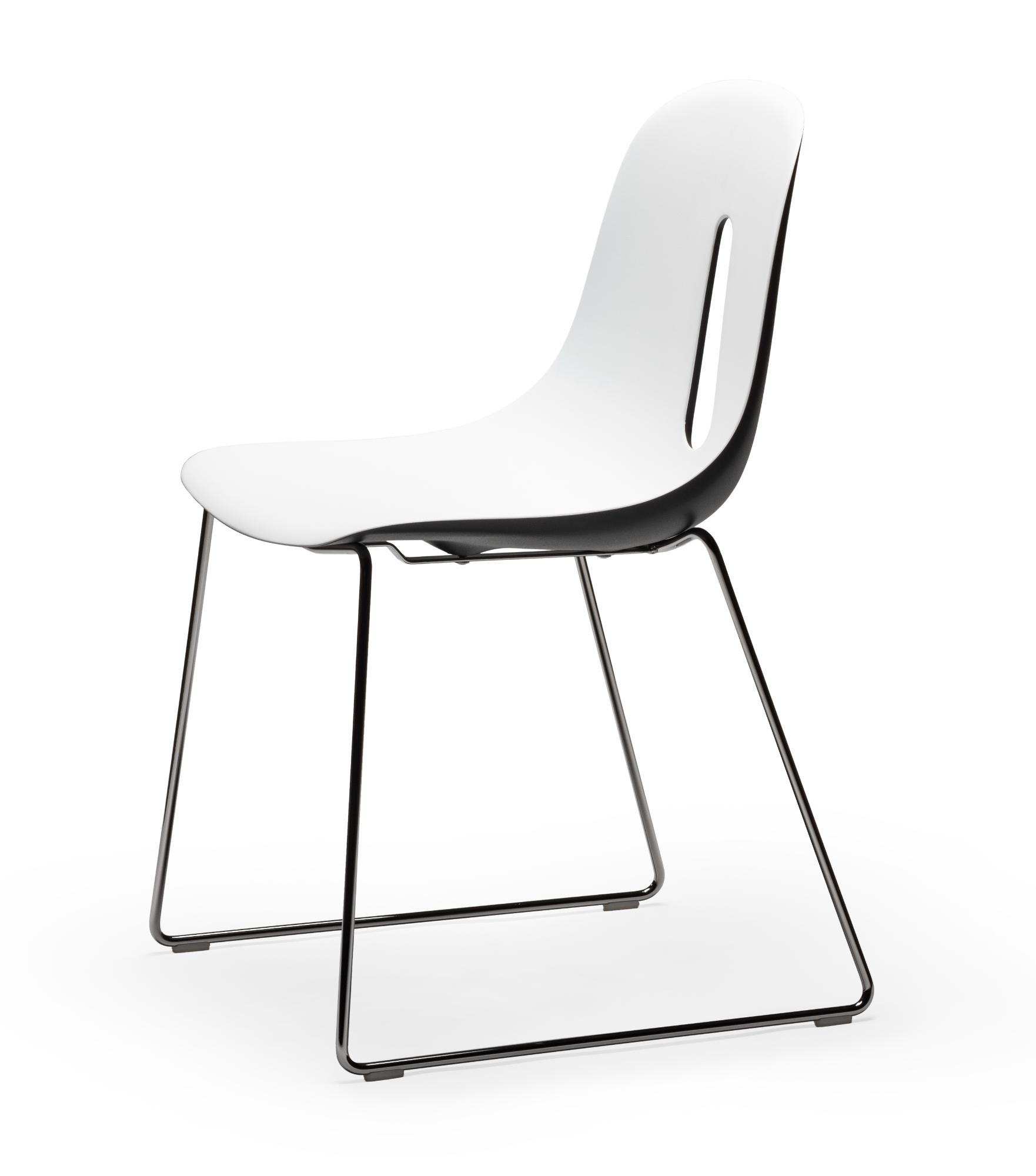 Gotham SL Black & White Chair