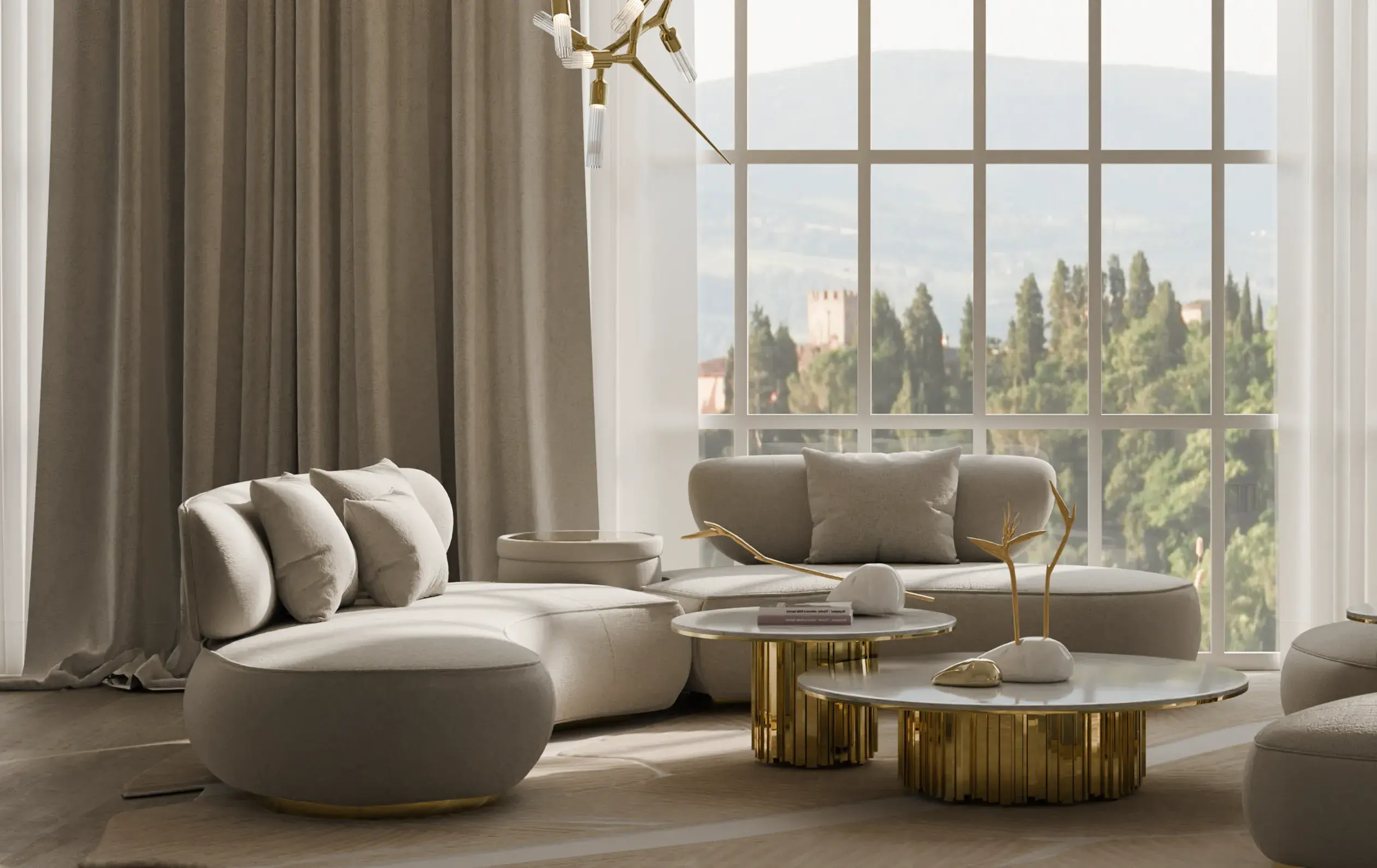 Lattice Round Sofa - 2