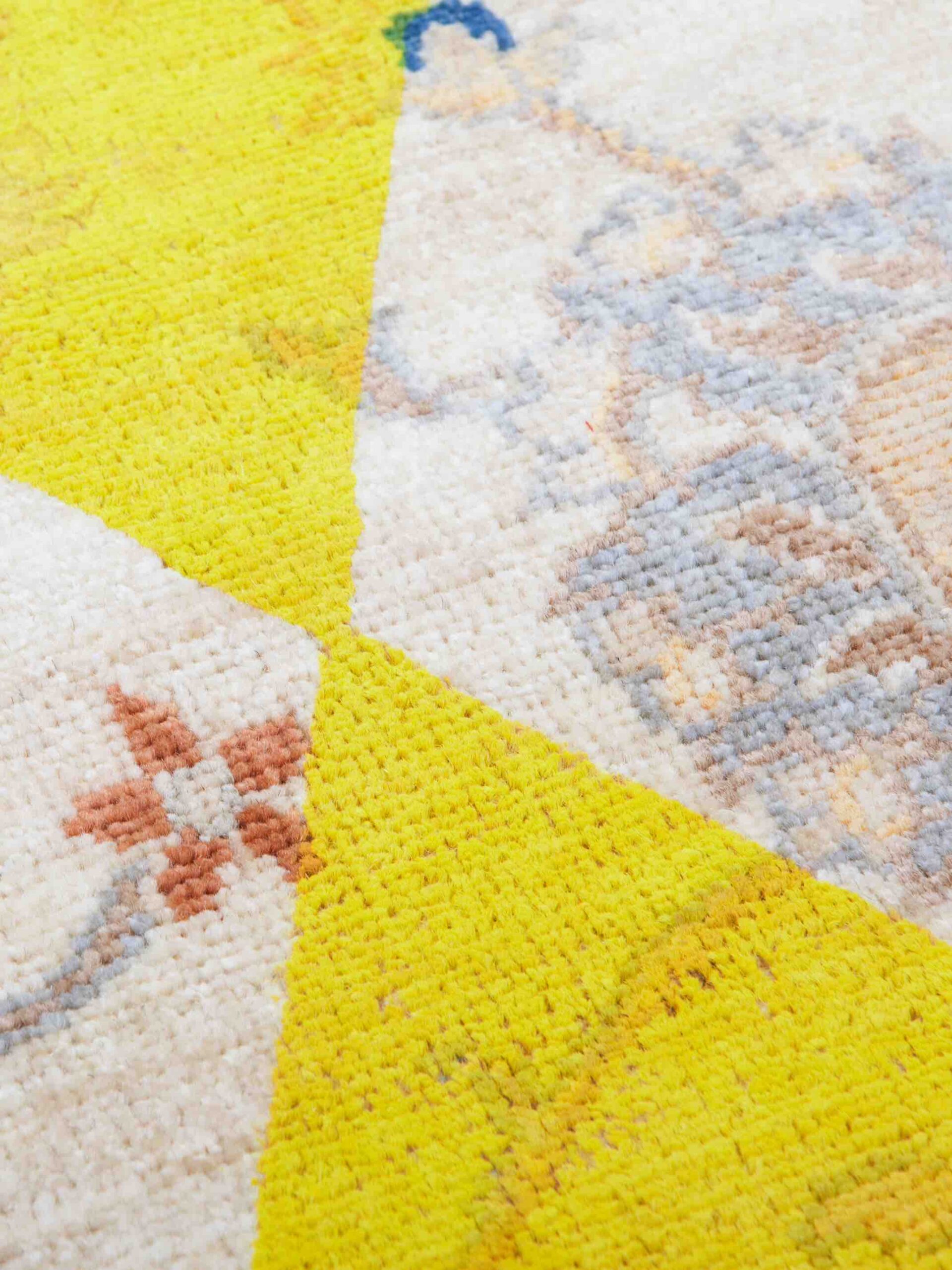 Double Layer Yellow Rug