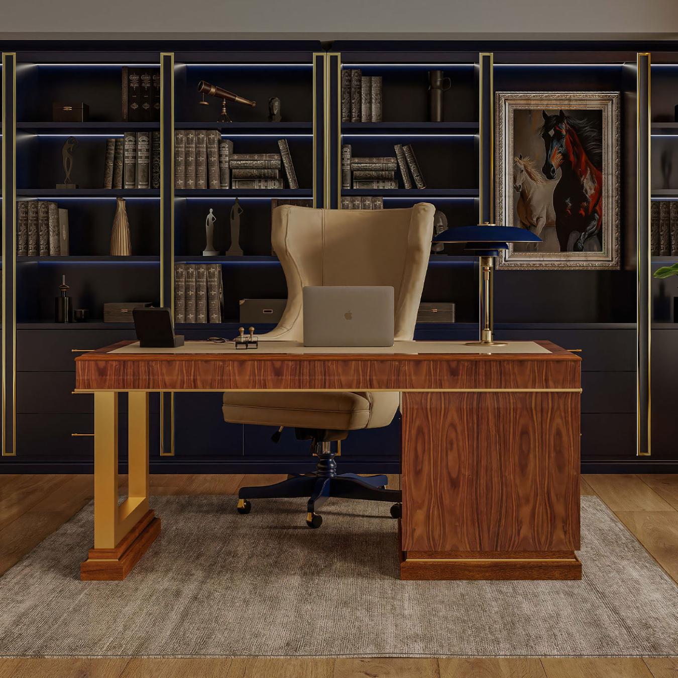 Swivel Office Armchair