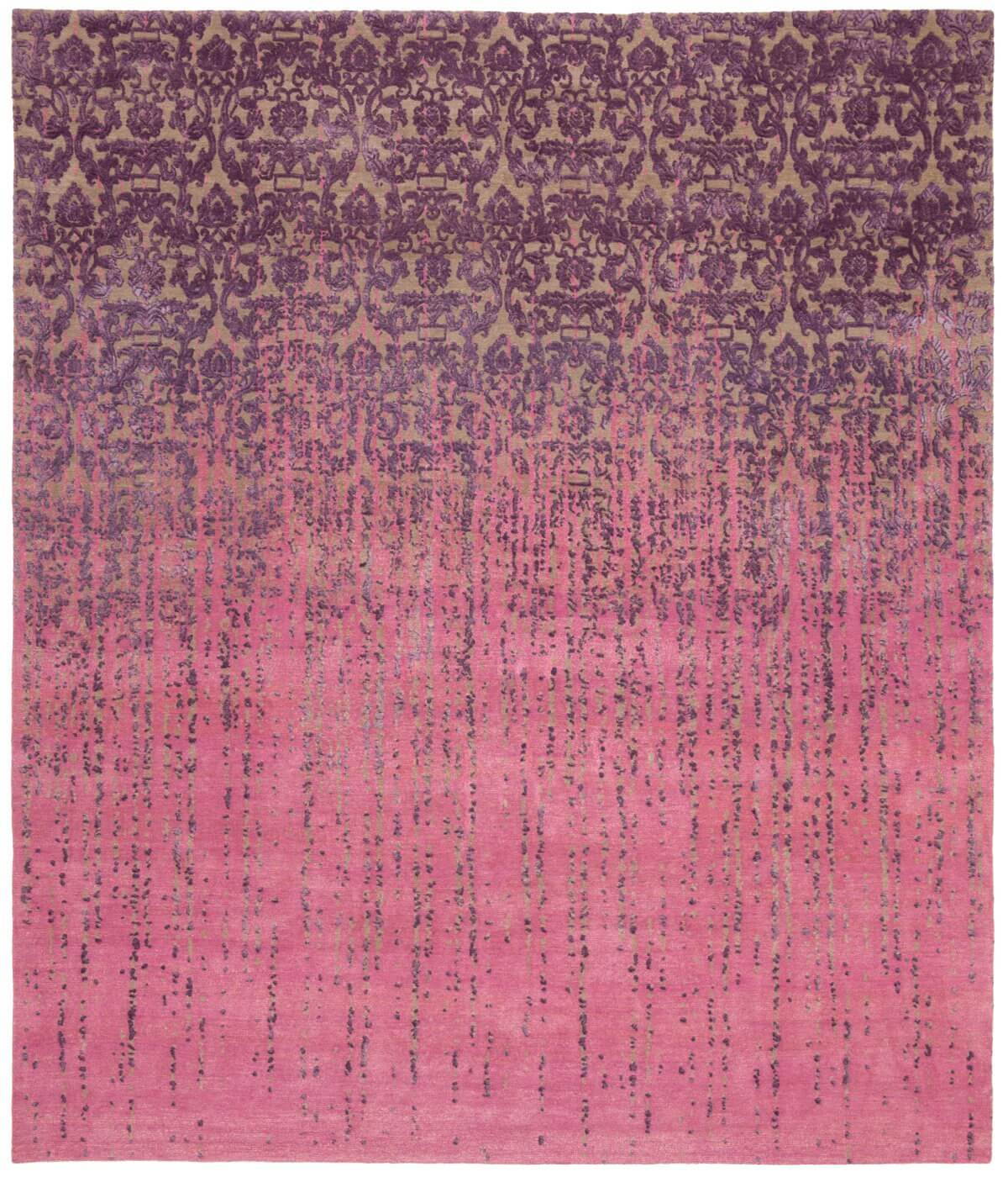 Roma Luxury Pink Hand-knotted Rug
