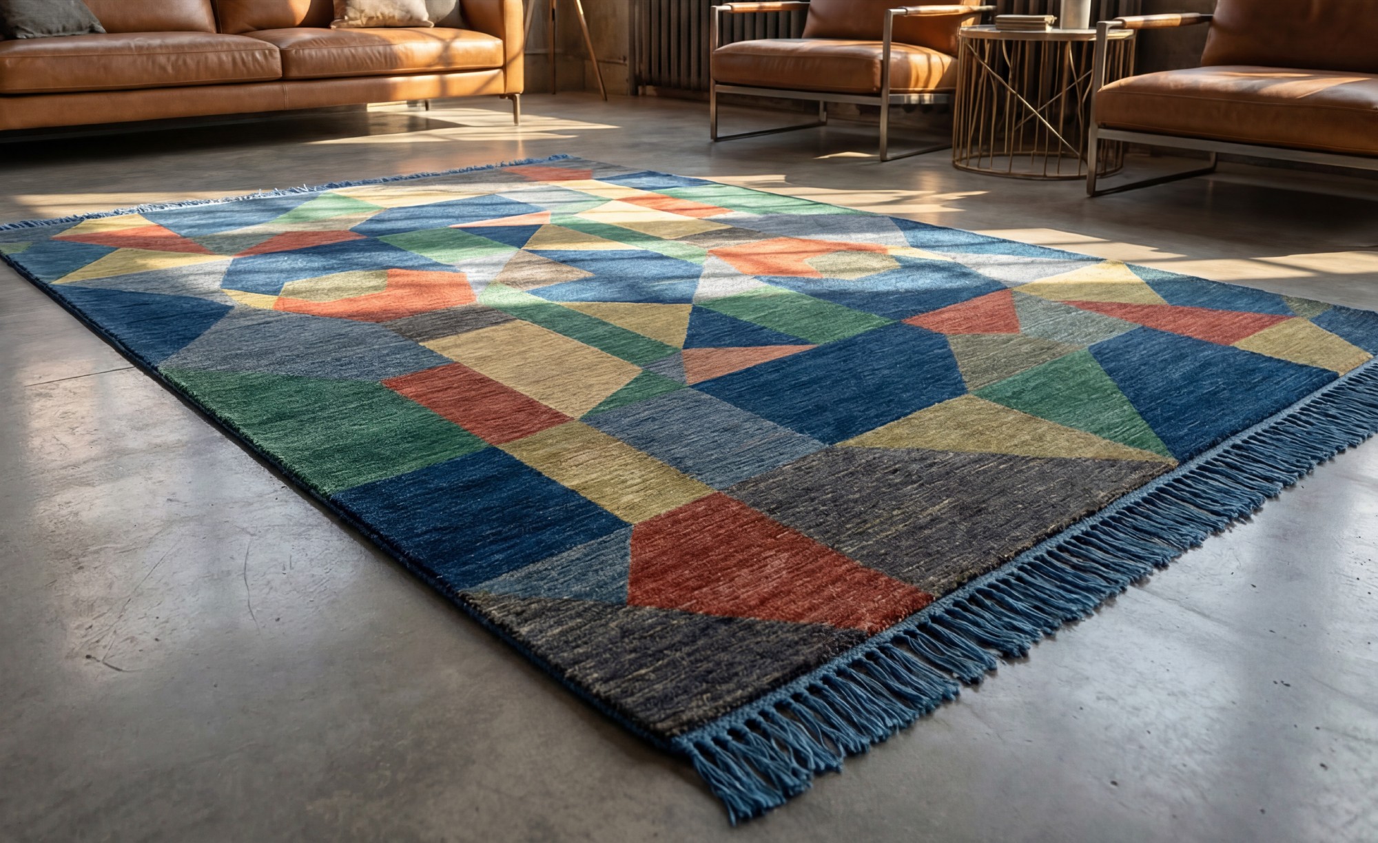 Prismatic Vault Handcrafted Rug