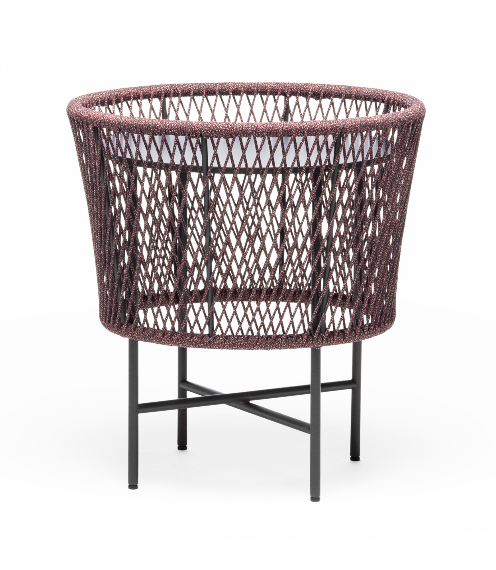 Tamburo SM Round Blue & Red Outdoor Coffee Table