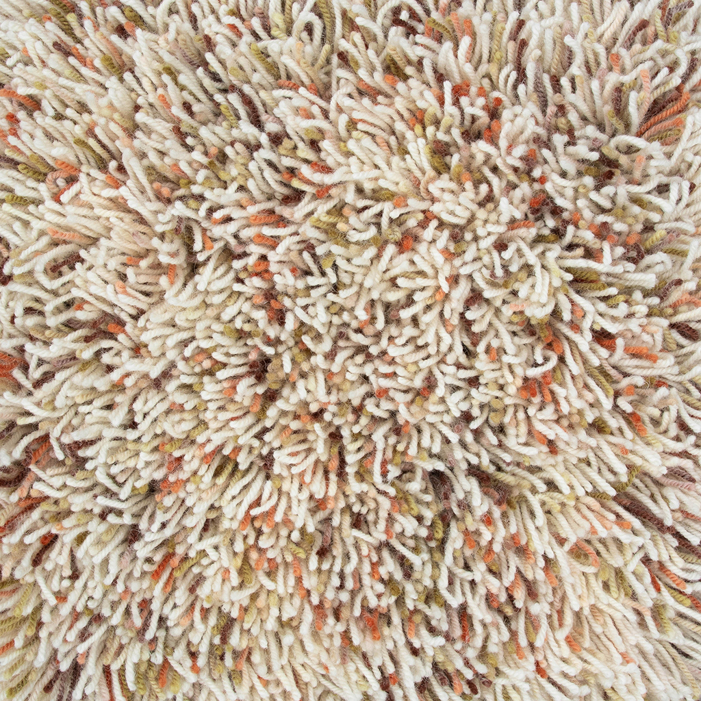 Plush Pumpkin Shag Rug
