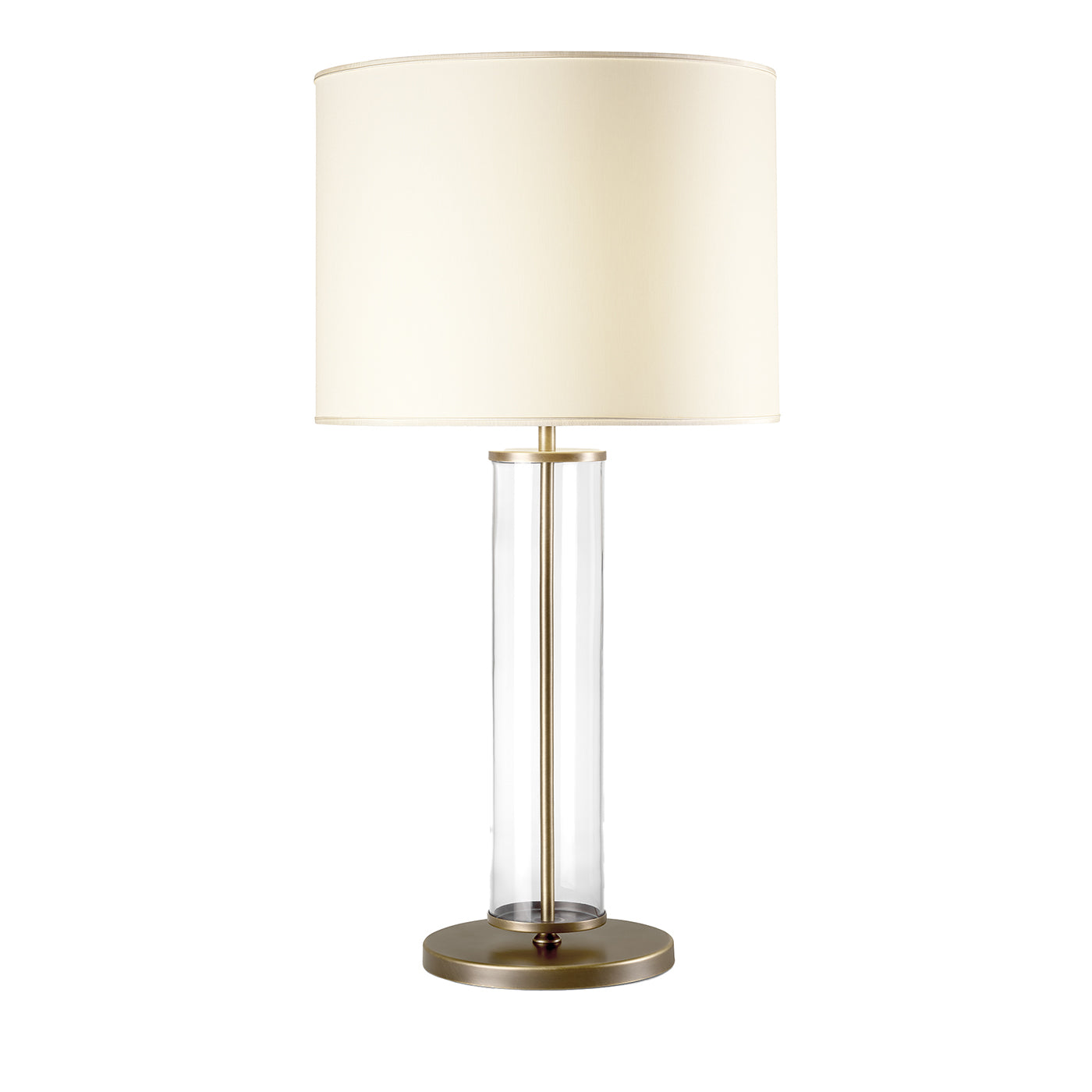 Elegant Burnished Metal Table Lamp