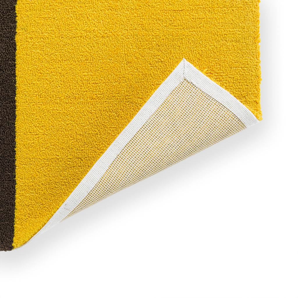 Stripe Yellow Outdoor Rug