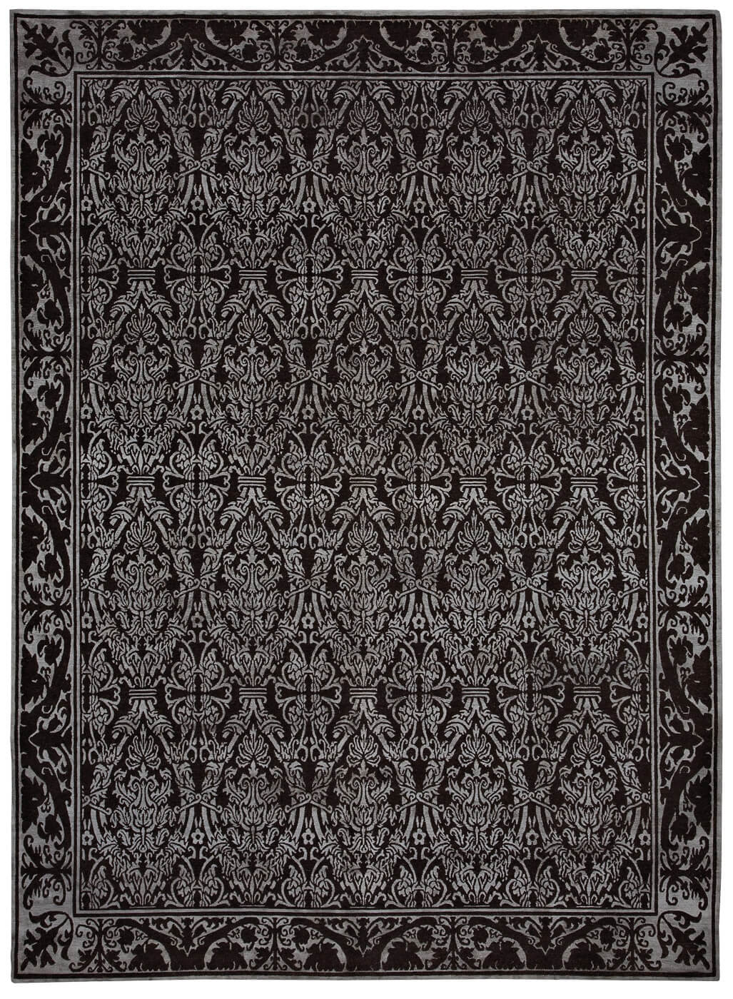 Hand-Woven Alcaraz Black Rug