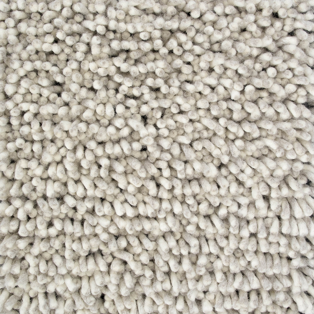 Heather Grey High Pile Felted Rug