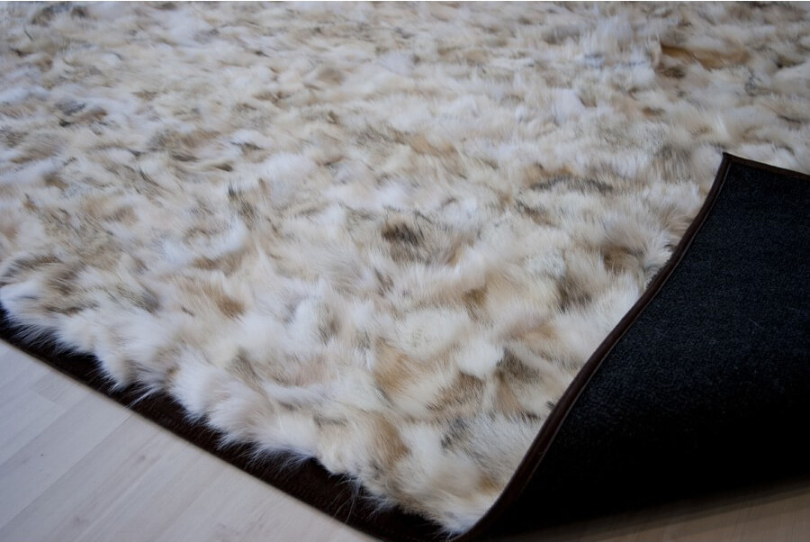 Wolf Real Fur Rug