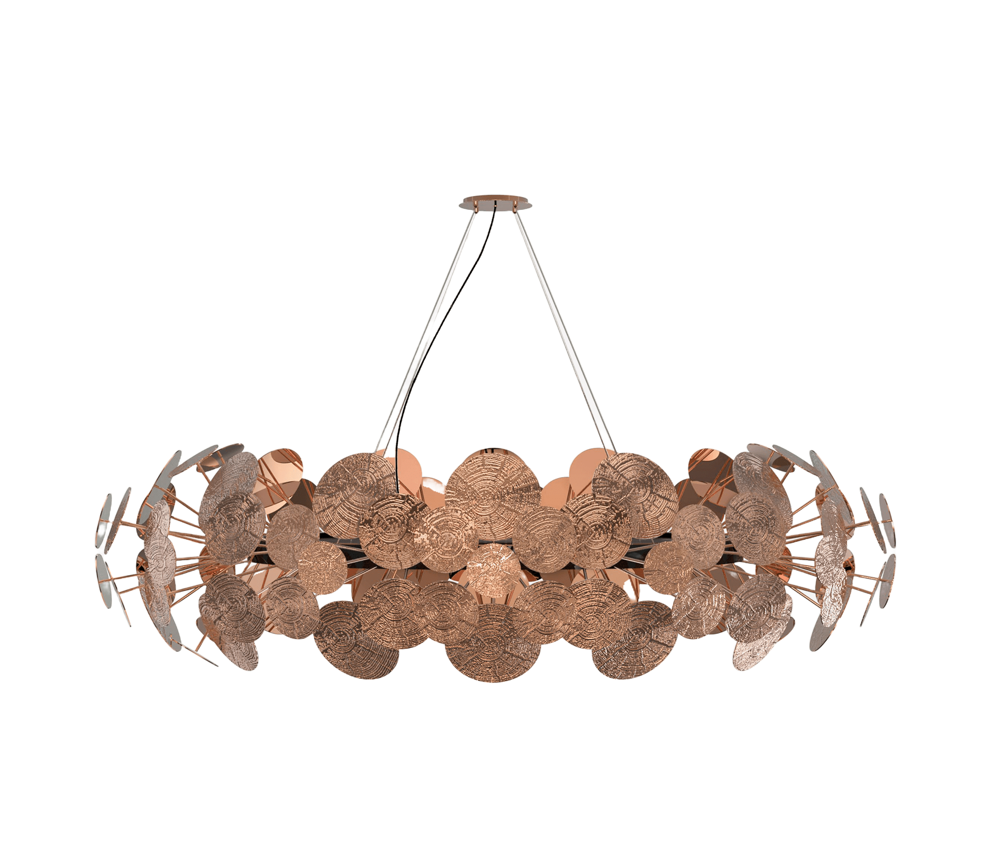 Gravity Copper Chandelier