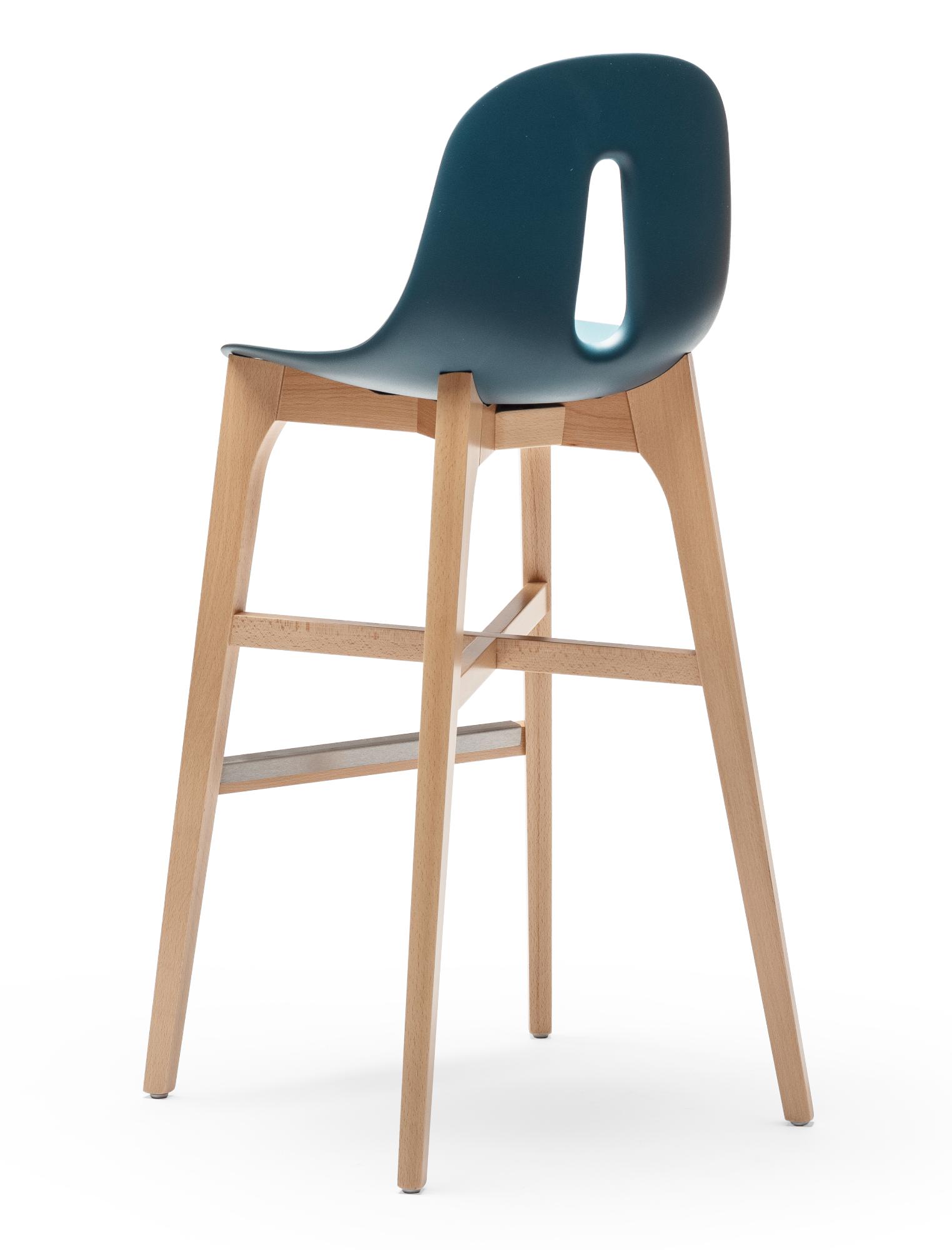 Gotham W SG-80 Blue Bar Stool