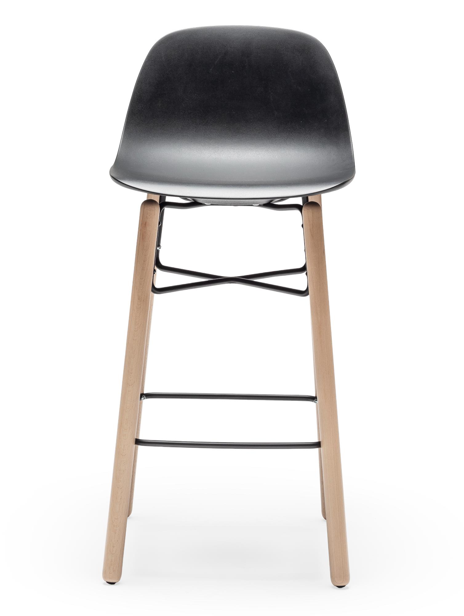 Babah W SG-65 Black Bar Stool
