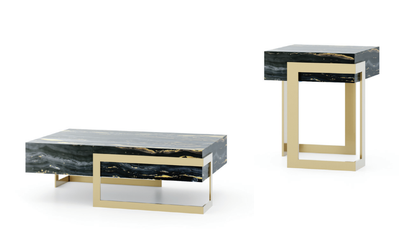 Holbrook Unique Modern Coffee Table