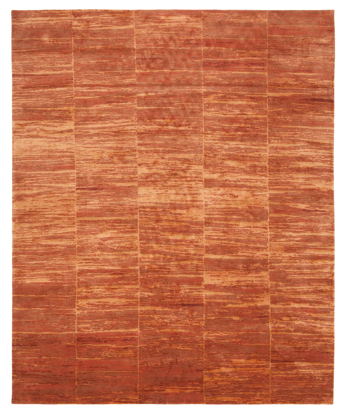 Hand-knotted Precious Brown Rug