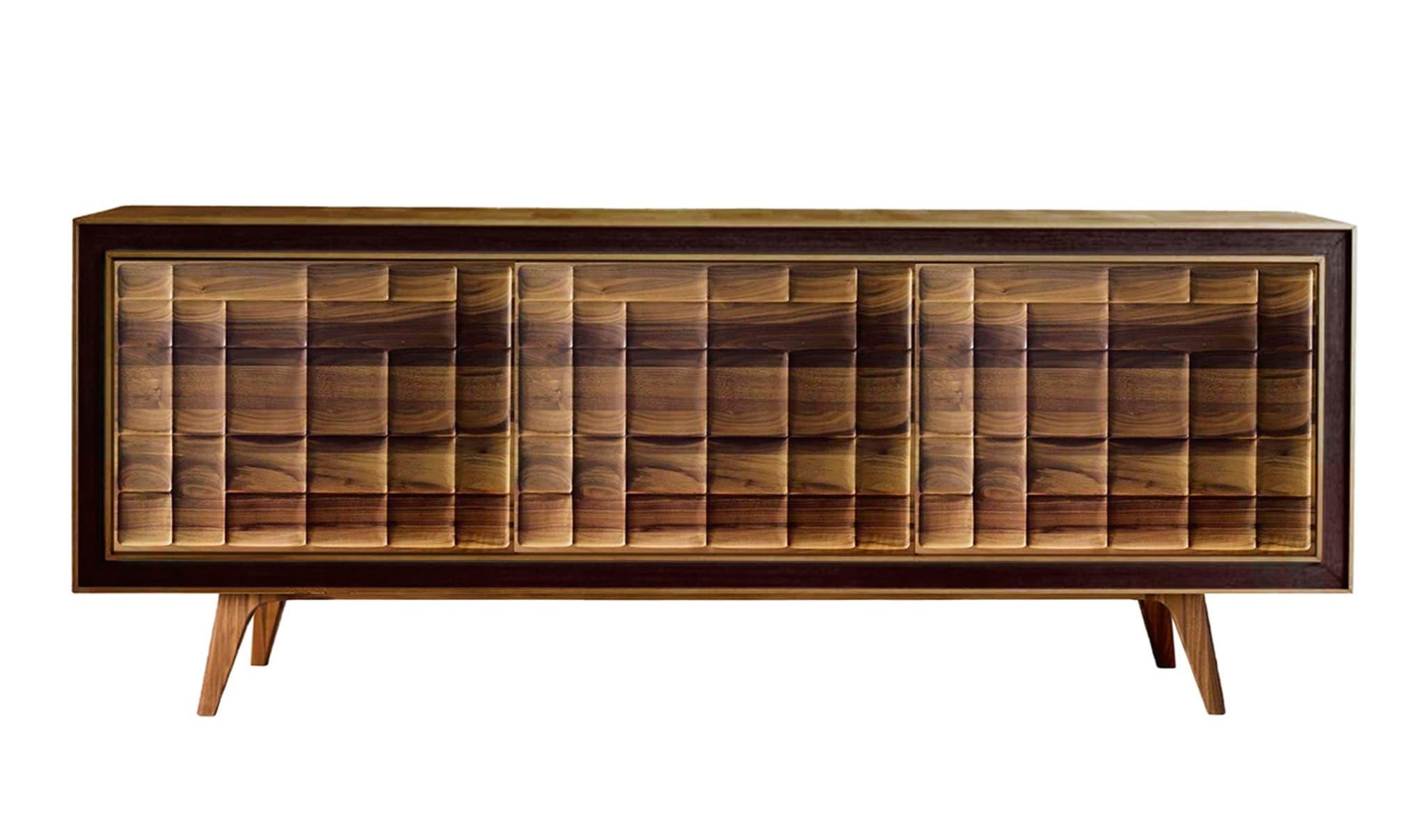 Quadra Crafted Italian Sideboard ☞ Configuration: 3-Doors