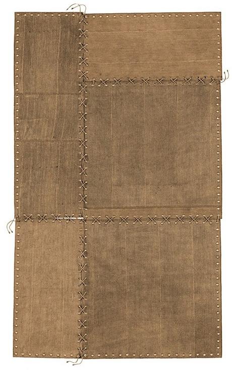 Patchwork Nut Brown Premium Rug | Size: 4' 11