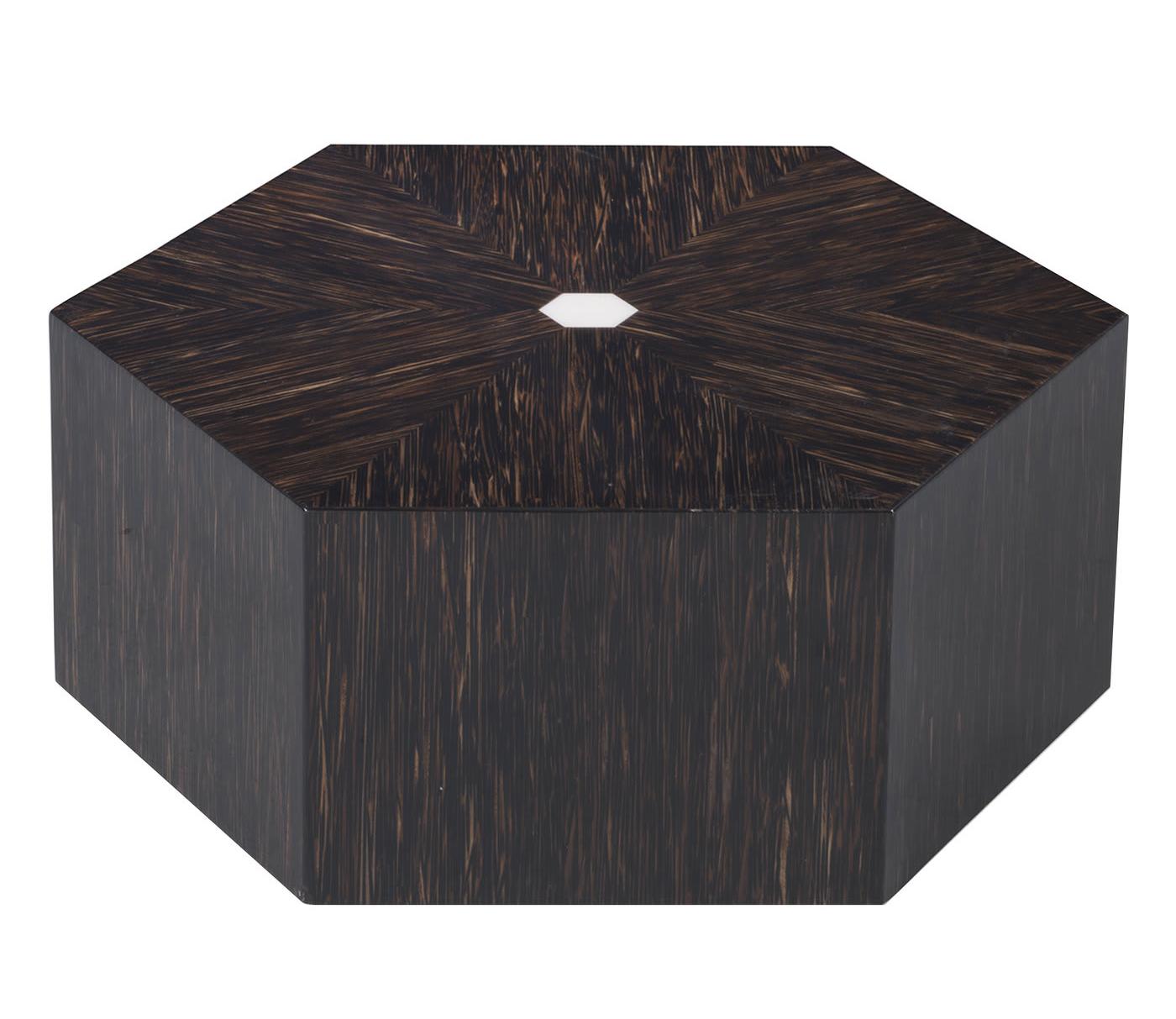 Hexagonal Black Coffee Table