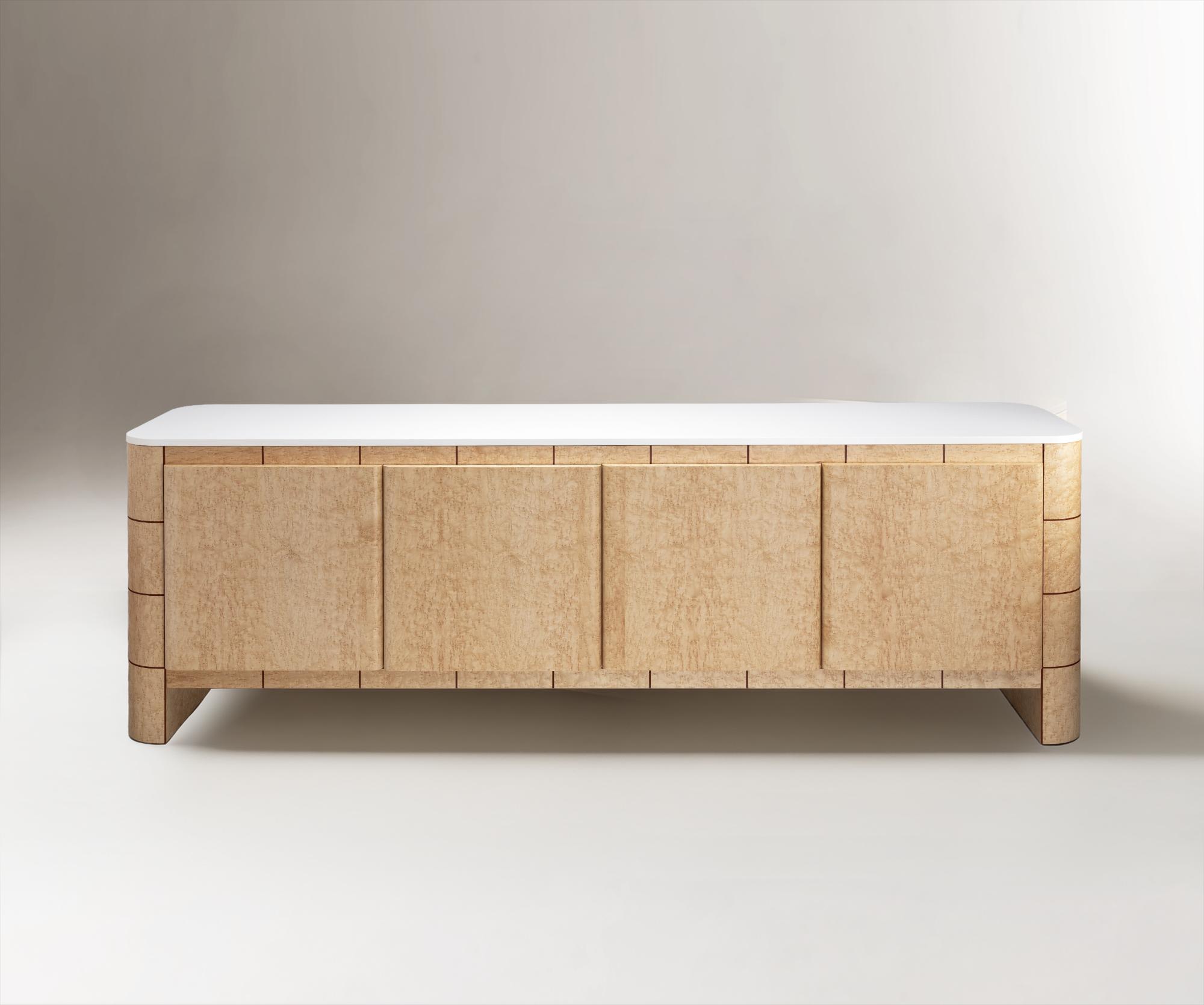 Soft Cage Oak Sideboard