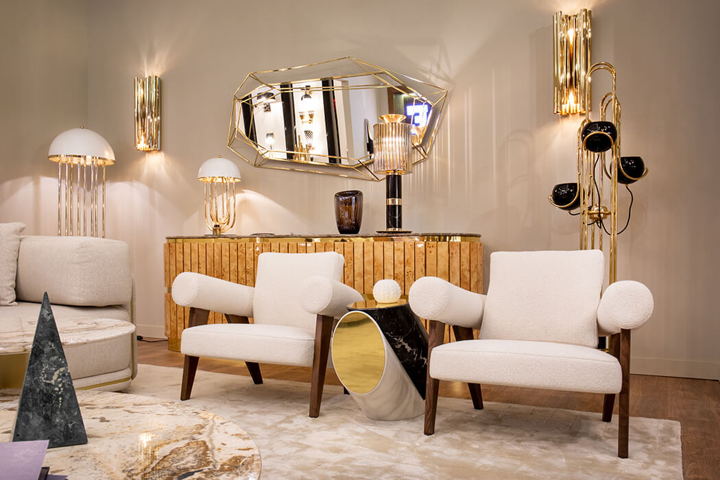 Lustre Grand Wall Mirror - 1
