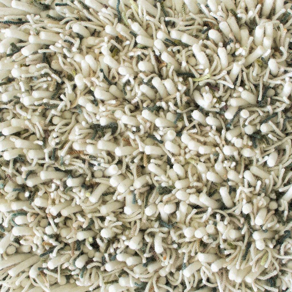 Fluffy Wool Shag Rug ☞ Size: 4' 7" x 6' 7" (140 x 200 cm)
