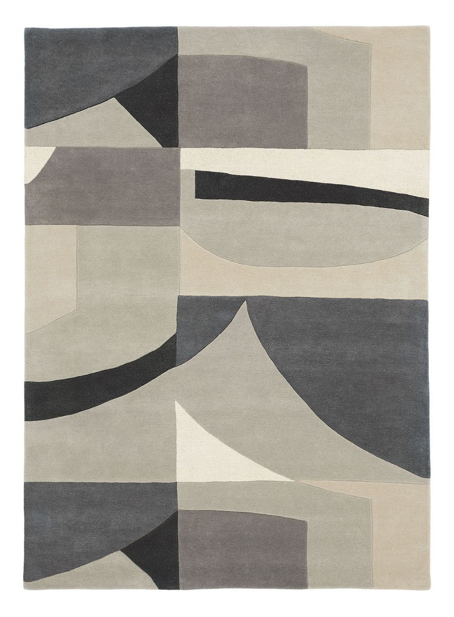 Stone Grey Wool Rug