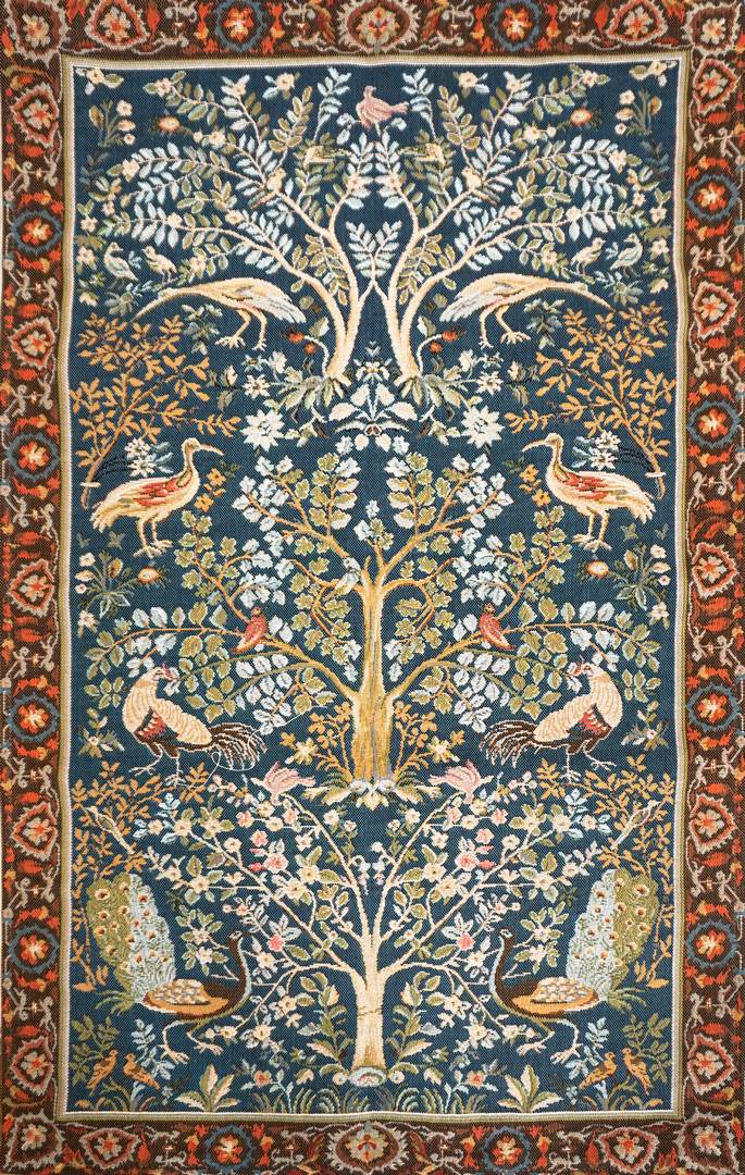 The Tree in William Morris Style Tapestry