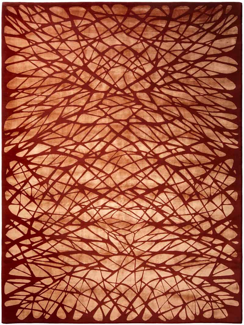 Dresden Orange Exquisite Handmade Rug